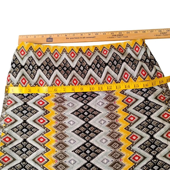 Loft Graphic Print Skirt, Size 6 - Picture 3 of 6